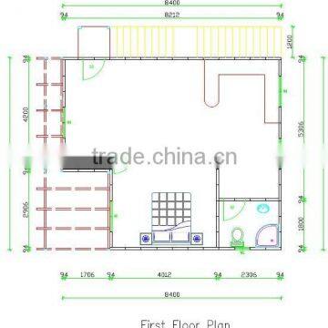 Safety Design Modern Fast Assembly Ready Made Cement Two Storey House Plans photo-4