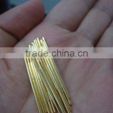 high quality low price electronic component mobile phone spring loaded pcb gold plated test pin