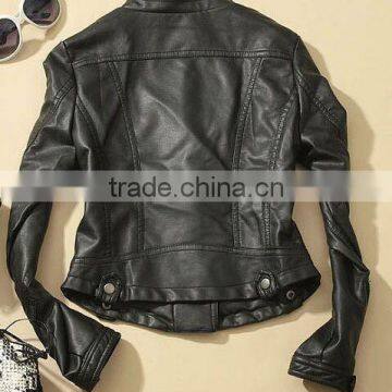 Custom Leather Jacket for Women Leather Jacket Wholesale photo-2