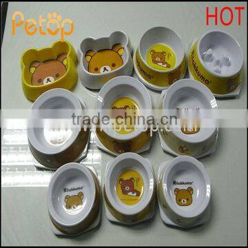 Bear Face Fashion Melamine Cat Dog Bowl