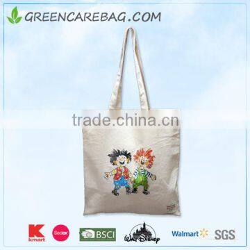 cute custom printed canvas tote bag