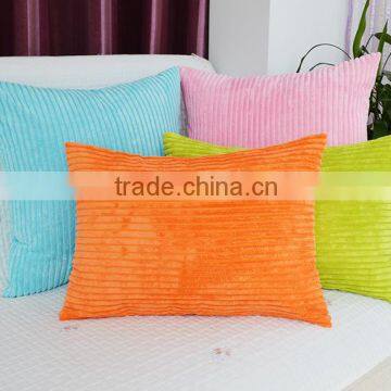 custom various stripe corduroy cushion, bed cushion, sofa chusion