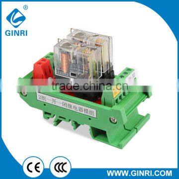 JR-2L1/2 Channel SPDT OMRON Relay Module (PLC Output Amplified Board)