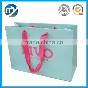 Wholesale paper laminated promotional shopping bag