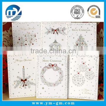 2015 top sale marry christmas cards greeting made in china