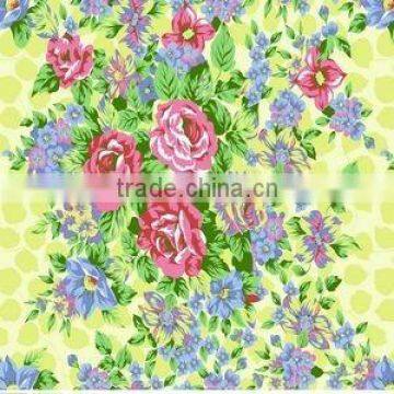 pigment print microfiber polyester home textile fabric