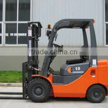 China supplier 1.5ton Gasoline Forklift trucks for sale