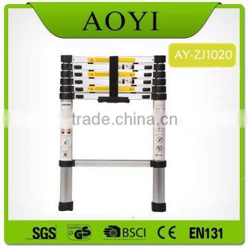 Super Aluminium Self Supporting Extension Single Portable Straight Ladder AY-ZJ1020 photo-2