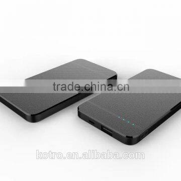 Newest 4000mAh Li-polymer Battery Charger Classical Portable Power Bank Pack