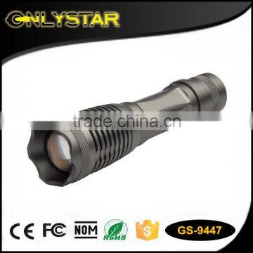 Onlystar GS-9447 CE&RoHS approved powerful multifunctional long lasting led flashlight