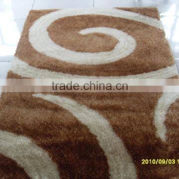 South Korea Silk Long Hair white polyester super soft shaggy mat