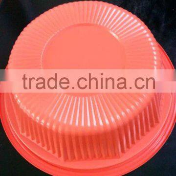 orange hot dry noodle disposable plastic bowl