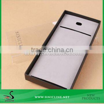 Sinicline Luxury Package Tie Box with Transparent Window for Gift