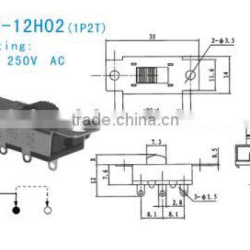 SS-12H02 Slide Switch