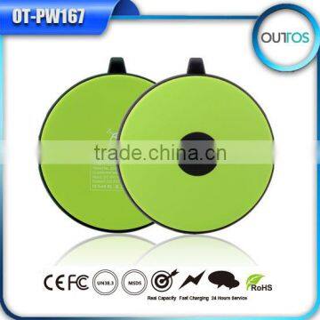 Top Selling Cheapest silicon round power bank with CE,ROHS certification