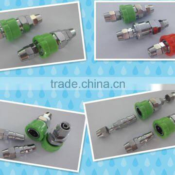 Green Color Iron Self-locking Quick Coupler For Air And Water Use