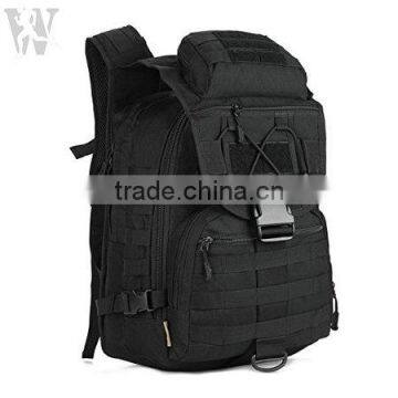 Multifunctional Black Nylon Military Tactical Gear Bag Backpack For Camping & Hiking