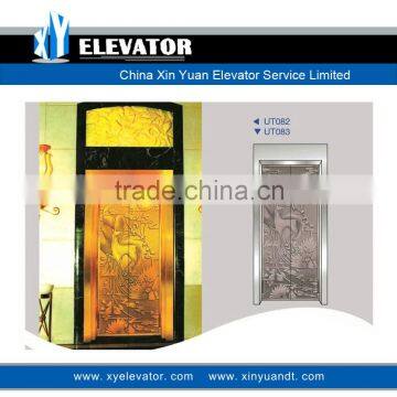 Golden & Luxurious & Vintage Style Elevator Landing Door Design