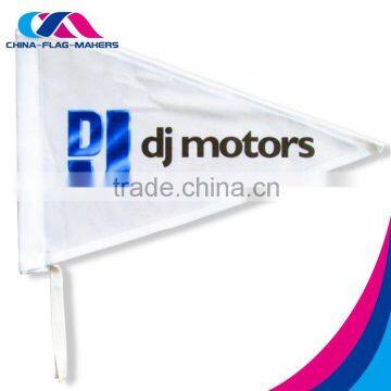 custom outdoor promotion triangle print flag