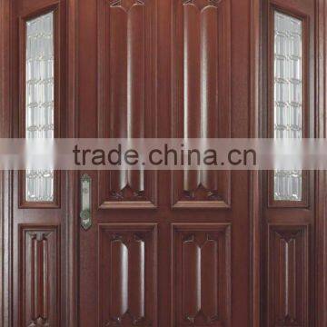 Luxury Exterior Fancy Wood Doors Design DJ-S8912MST