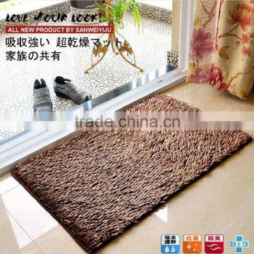 Hot selling fashion anti fatigue chenille floor mats