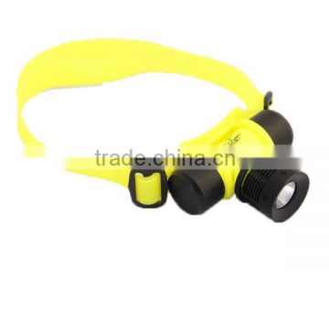 Outdoor led headlight waterproof diving headlamp