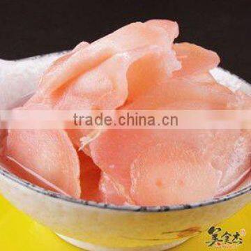 Chinese fresh pink sushi ginger