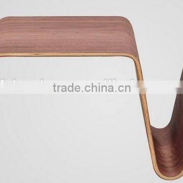 fashionable irregular plywood scando table