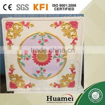 color gypsum board(ceiling) manufacturer/ decorative gypsum ceiling tile