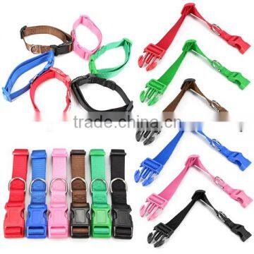 Beautiful Design New 6 Colors S Nylon Pet Dog Cat Puppy Adjustable Spring Buckle Lead Collars Excellent Quality