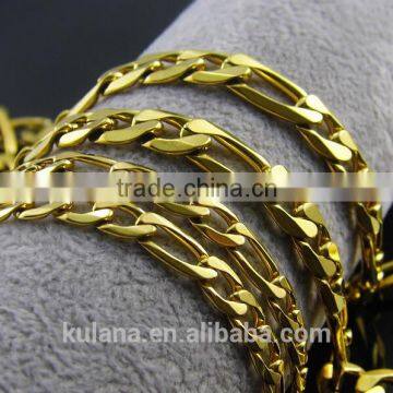 6/8mm 3:1NK Chain Gold Necklace Designs in 10 grams 91817