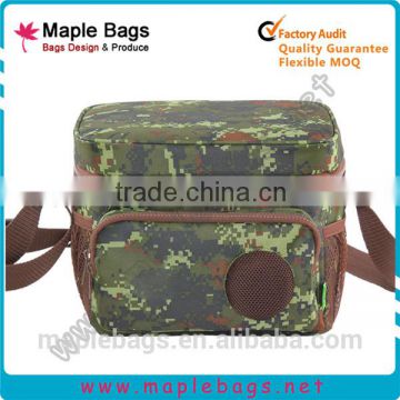 Camouflage Cooler Bag with Speaker