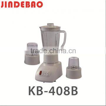 3 in 1 mill mincer food processer plastic blender KB-408B