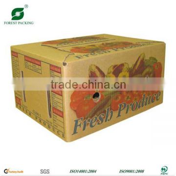 FRUIT AND VEGETABLE UNWAXED CORRUGATED BOX