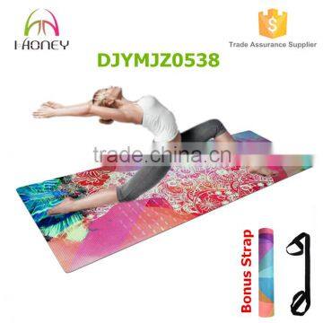 IHoney Natural Tree Rubber Yoga Mat Heat Sublimation Digital Printed