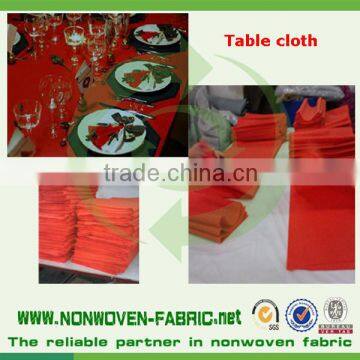 Non-woven Table 50gsm Non Woven Tela no tejida, pp nonwoven tablecloth