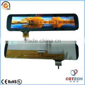 8.8 inch indoor usage LCD display video, high resolution Tianma LCM LCD with capacitive touch