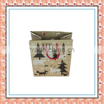 HOT Design Christmas tree Kraft paper bags Wholesale paper products