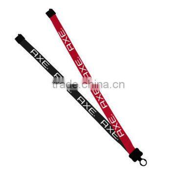 3/4" Multi color (left and right) Polyester Lanyard with Plastic Clamshell and PH5 Convenience Release