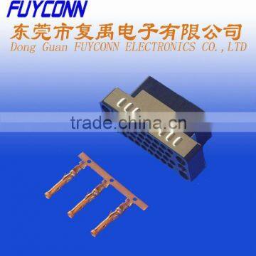 34 Pin V.35 Crimp Receptacle Housing Connector with Metal Shell
