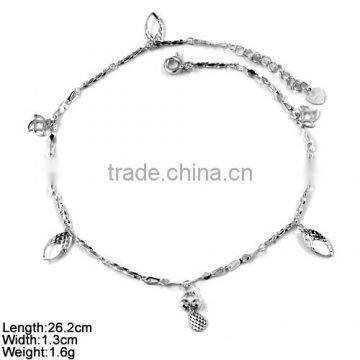 jl-24 925 Sterling Silver Fashion Anklet Jewelry Pure Silver Jewelry Pure Silver Anklets China Suppllier