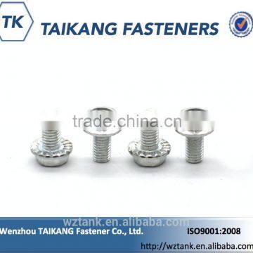 Grade 4.8 Non-slip Made in China Stainless Steel Cross Hex Hexagon Flange Screws photo-2