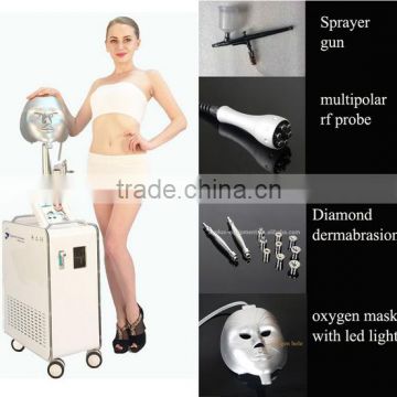 AYJ-Y80 93% Purity Jet Peel Water Oxygen Skin Hyperbaric Oxygen Facial Machine Rejuvenation Professional 4 In 1 Facial Machine Salon