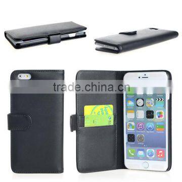 For iPhone 6 plus Leather Case with Magnetic, for iPhone 6 plus Wallet Case Cover