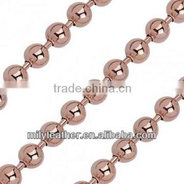 2014 Latest New Gold Chain Designs For Men Metal Ball Chain Necklaces MLCC011