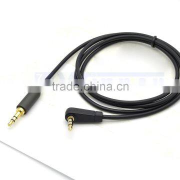 Aluminum Shell 3.5mm Auxiliary 90 Degree Right Angle Audio Cable