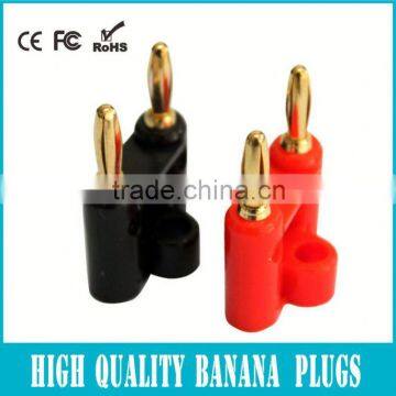 Copper banana adapter solder attachment red or black