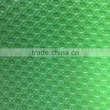 Green,weave emboss,vacuum,bag pvc artifical leather
