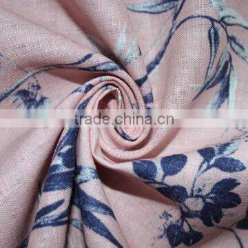20S*14S High Quality Printed Linen Viscose Interwoven Fabric