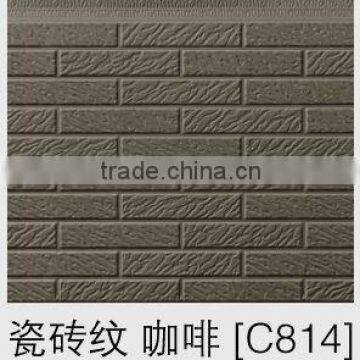 2012 new aluminum wall cladding materials/green wall panel/PU Decorative Siding Sandwich Panel/External Wall Panel